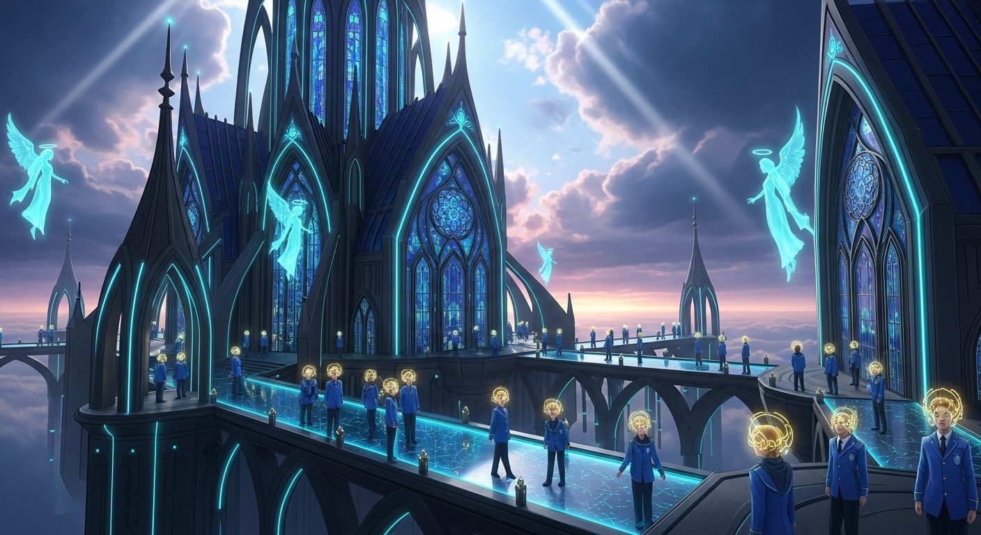 Das elegante Anti-Grav-Shuttle der Nexus Academy