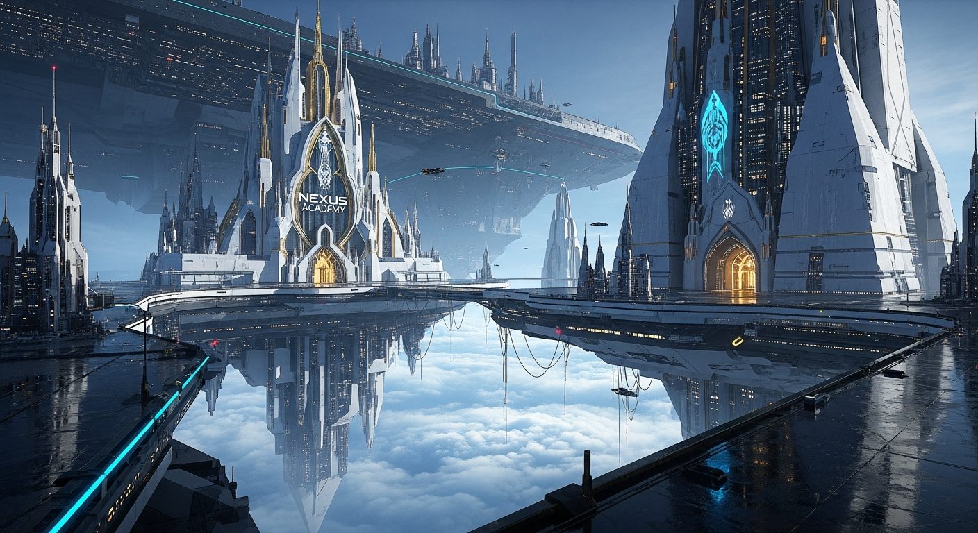 Sky City - Die schwebende Akademie-Stadt über den Wolken